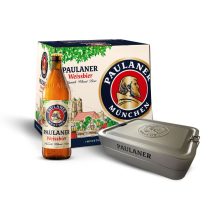   Paulaner Hefe Weissebier 12db, egyedi kartonos kiszerelésben, ajándék Paulaner mini piknik dobozzal