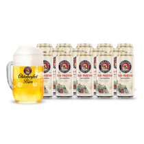   24db Paulaner HW 0,5L dobozos sör ajándék Oktoberfest korsóval